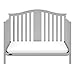 Graco Solano 4-in-1 Convertible Crib With Mattress, Pebble Gray, Easily Converts to Toddler Bed Day Bed or Full Bed, Three Position Adjustable Height Mattress (Mattress Included)