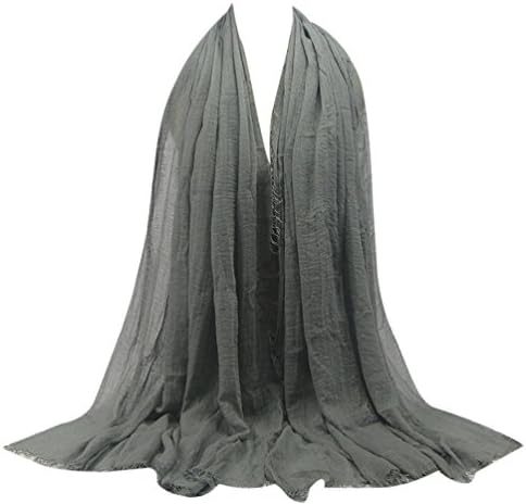 Scarf Shawl,Elaco Maxi Crinkle Cloud Scarf Shawl Soft Islam Muslim