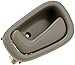Dorman 79500 Interior Door Handle Compatible with Select Toyota Models, Beige; Textured, Black