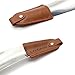 Lausihay Metal ShoeHorn, 2Pcs Stainless Steel Shoe Horns with Cow Leather Strap 5.9