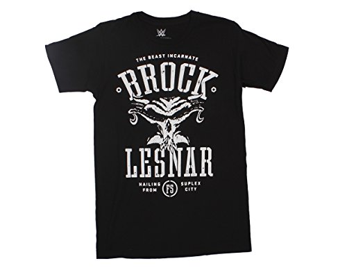 Ripple Junction WWE Brock Lesnar Beast Incarnate Skull Adult T-Shirt Small Black Ripple Junction WWE Brock Lesnar Beast Incarnate Skull Adult T-Shirt Small Black
