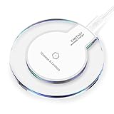 Wireless Charger, OWIKAR® Ultra-Slim QI Wireless Charging Pad for Samsung Galaxy S7/S7 Edge/S6/S6 Edge/S6 Edge Plus/S6 Active/Note 5, Nexus 4/5/6, Nokia Lumia 920, LG Optimus Vu2, HTC 8X (White)
