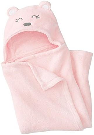 Baby Blanket Baby Sleeping Bag Newborn - Baby Bear Fleece Wrap - Extremely Soft and Fluffy (Pink)