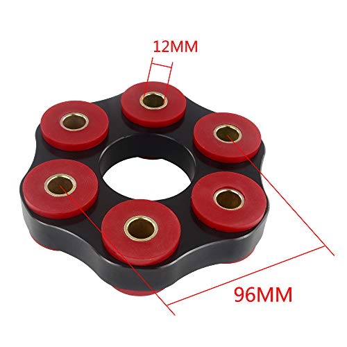 PTNHZ RACING Manual Transmission Mount Flex Disc Drive Shaft Coupler Coupling 85a Aluminum Polyurethane Bushing for BMW E30 E46 E36 E53 E24 Z4 OEM 26117511454/26112226527