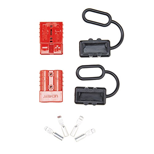 OMT 50A Battery Quick Connect Disconnect Plug Set for 6 Gauge Cables
