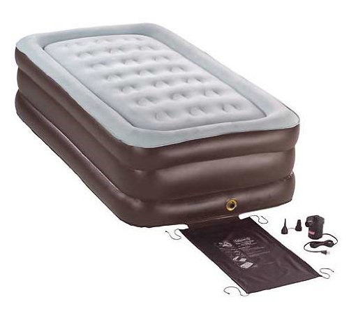 coleman all terrain plus double high queen airbed reviews