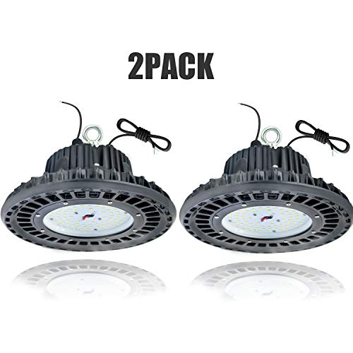 Etl listed 2 pack of 60w 0-10v dimmable ufo high bay le…