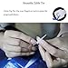 ECRABONE Zip Ties Assorted Sizes 6 + 8 Inch 500 Pack, White Zip Cable Ties Self-Locking Nylon Wire Ties for Indoor and Outdoor
