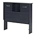 South Shore Ulysses Bookcase Headboard with Doors, Twin, Blueberry