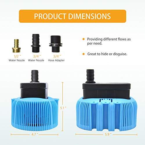 Pool Cover Pump Above Ground Sump Pumps Water Pump 850GPH Water Removal