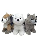 Game of Thrones Direwolf Cub Plush Set #1 (Ghost, Summer, & Grey Wind)