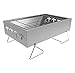 Mini Charcoal Grill 12″ by 8″ Camping outdoor grill picnic at the beach tailgate easy carry with you anywhere light weight use less charcoal picnic grill camping family outdoor barbecue with familythumb 2
