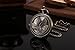 SIBOSUN Eagle Design Pocket Watch Chain Quartz Movement Arabic Numerals Half Hunter