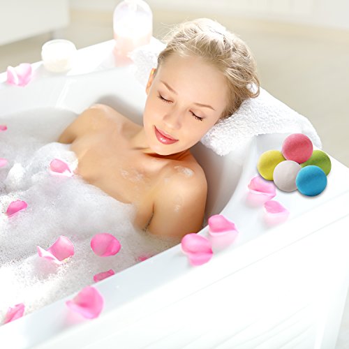 image for Bath Bombs Bubble Spa Gift Set - Large Lush Fizzy Round with Salt and 