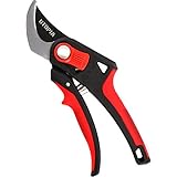 Premium 8" Bypass Pruning Shears - High Carbon Steel - by Utopia Home
