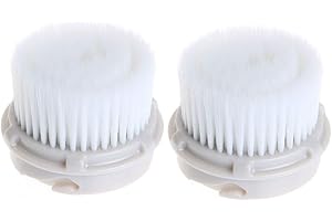 MYRA PARKER Facial Cleansing Brush Head Replacement, Facial Cleansing Brush Head, Exfoliator Facial Brush Heads, for Acne Prone, Clogged and Enlarged Pores Sensitive Skins (2Pack/Luxe Cashmere)