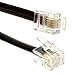 kenable ADSL Broadband Modem Cable RJ11 to RJ11 Black 1m (~3 feet)
