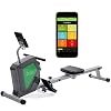 ShareVgo Smart Home Rowing Machine Bluetooth Compact Magnetic Rower with Fitness APP, Max Weight 285lbs Ergometer…