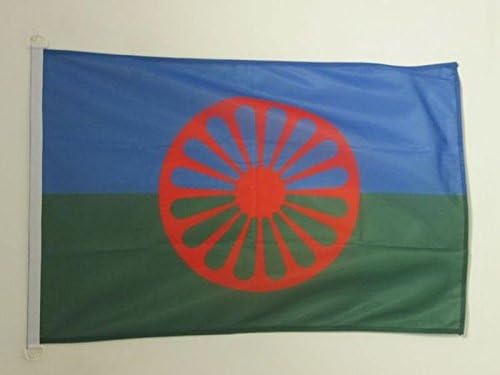 AZ FLAG, Gypsy Flag, 3x5 Ft, For Outdoor, Traveller Banner Knitted Polyester with Two Plastic Rings, Fade Resistant