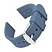 Archer Watch Straps - Soft Silicone Quick Release Watch Bands (Steel Blue, 20mm)
