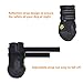 Petilleur Waterproof Dog Shoes Breathable Paws Protector Anti-Skid Dog Boots with Reflective Strap Pet Winter Warm Snow Boots for Small, Medium and Large Dogs (#6)