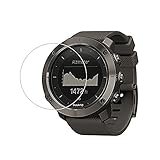 Suunto Traverse Alpha Screen Protector,Full Coverage Tempered Glass Screen Protector for Suunto Traverse GPS Watch with Anti-fingerprint Bubble-Free Crystal Clear