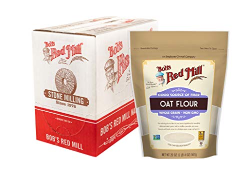 Whole Grain Oat Flour, 20 Ounce (Pack of 4)