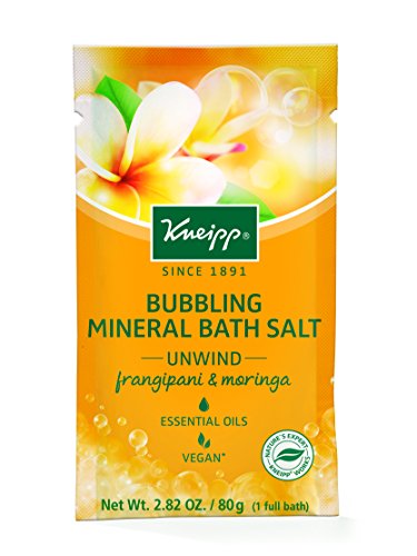 Kneipp Bubbling Mineral Bath Salt Unwind Frangipani and Moringa