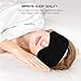 Sleep Mask-Eye Mask for Sleeping for Women Comfortable Super Soft Adjustable Blindfold Black 4 Pack