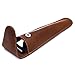 Parker Safety Razor's Genuine Saddle Leather Travel Case for Long Handled Cartridge and Safety Razors Including Fusion, Mach3, Trac 2, Atra and More
