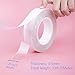 sunshot Premium Fixate Cell Pads, Sticky Anti-Slip Gel Pads Double Sided Tape Roll, Stick to Glass, Mirrors, Whiteboards, Metal, Kitchen Cabinets or Tile, Hold Picture Frame on Wall etc