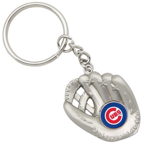 Chicago Cubs - MLB Silver Baseball Glove Keychain