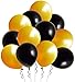 Elecrainbow 100 Count 320 Grams Thickened Black Balloons for Anniversary, Birthday, Retirement, Farewell, Memorial, Going Away Party, Basketball, Halloween Party,Pack of 100 ?New