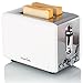 Fortune Candy Extra-Wide Slot 2-Slice Toaster Brushed Stainless Steel (Elegant White)
