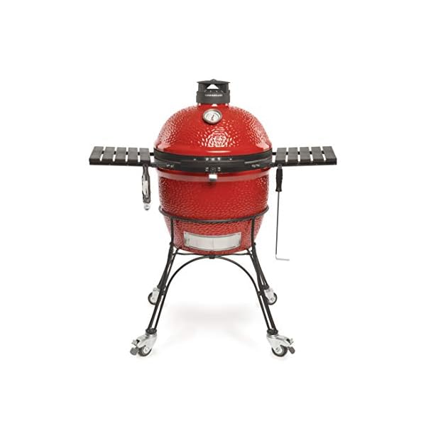 Kamado-Joe-KJ23RHC-Classic-II-Charcoal-Grill-18-inch-Blaze-Red