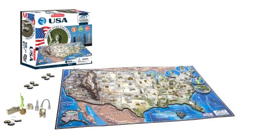 4D Cityscape USA History Time Puzzle
