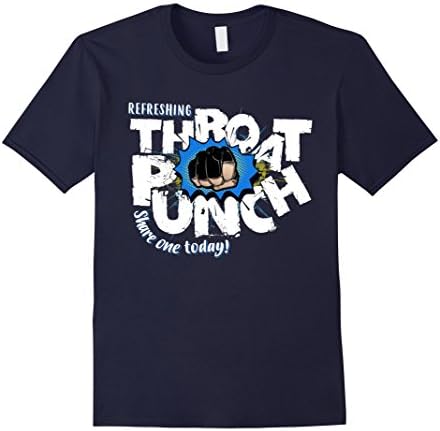 Mens Refresting Throats Punch Share One Today T - Shirt 3XL Navy