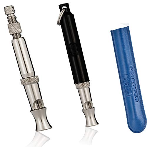 HERM SPRENGER Dog Training Whistle To Stop Barking - Bark Control Adjustable Frequency Silent Ultrasonic Sound Training Tool | The Original - Made In Germany