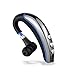 Bluetooth Headset,Fhkjgs Wireless V4.1 Earpiece Business Headphones Sweatproof Earbuds Lightweight Earphones with Microphone Mute Switch for Office/Workout/Driver/Trucker-Blue [Upgrade Version]