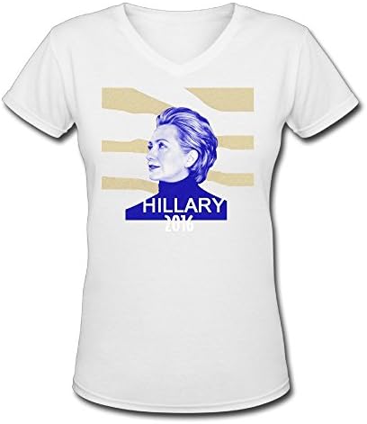 Hillary 2016 V-t Shirt Slouchy White TshirtGirls V-Neck