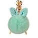 URSFUR Artificial Rabbit Ball Keychain Ear Pompom Phone Bag Charm Pendant
