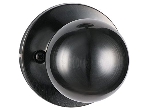 Entry Door Single Cylinder HandleSet with Knob Door Handle for Entrance and Front Door Reversible for Right and Left Handed and a Single Cylinder Deadbolt Handle Set inUS 15A,MDHST2016PW-AMZ