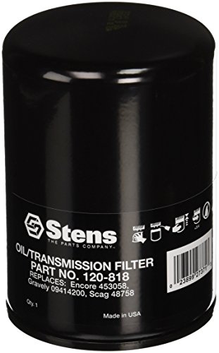 Stens 120-818 Transmission Filter Replaces Scag 48758 Hustler 783936 Snapper Pro 5021357X1 Gravely 09414200 Napa 1259 Toro 54-0110 Skyjack 108628 Grove 7437000192
