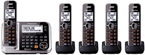 PANASONIC KX-TG7875S DECT 6.0 Link-to-Cell Bluetooth(R) Cordless Phone System (5-Handset System)