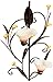 Zingz & Thingz Beauty in The Petals Collection Floral Lily Tealight Candle Wall Sconce, 15x7.5x3.5, Amber Lilies
