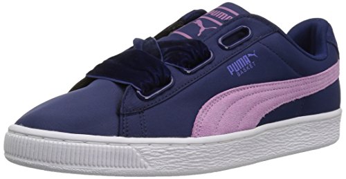 puma basket heart nylon