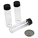 144pk Glass Vial Collection Set Craft and Hobby Storage (2 Dram)