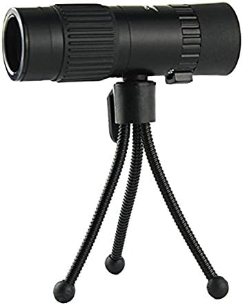 TOMO Dual Focus 8–24X21 High Powered Compact Monocular Metal Spotting Scope Telescope for Hunting Camping Golf Hiking Fishing Shows Bird Watching, Non-Slip Grip, Roof Prism Life Waterproof Fogproof, Bright and Clear Range of View, Mini and Lightweight Portable Design, Glimmer HD Day and Night Vision Scope, 8X–24X Monocular Zoom To See Things 8X Closer, Steady Viewing, Optics Zoom Scalable Telescopic 0.5m/ 1000m, With Mini Table-top Tripod for Free
