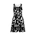 Custom Summer Sundress Black And White Design Dress Sundress