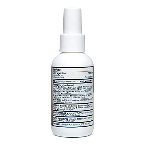 Betadine First Aid Spray 3 Ounces Povidone Iodine Antiseptic with No-Sting Promise - Thumbnail 6